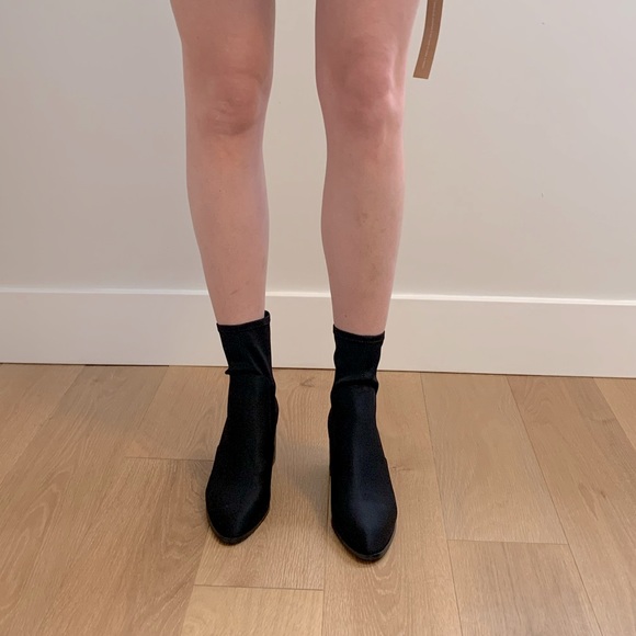ASOS black sock boot BRAND NEW and never worn. - Picture 2 of 7